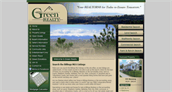 Desktop Screenshot of greenrealtymt.com